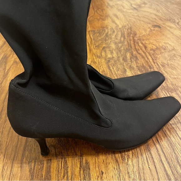 Cole Haan Black Heeled Boots Size 9.5 - Picture 6 of 15
